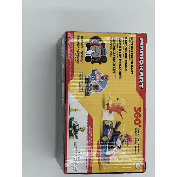 Mario Kart Spin Out Toy With Banana - 360° Rotating Action - Ages 3+ - Picture 2 of 5